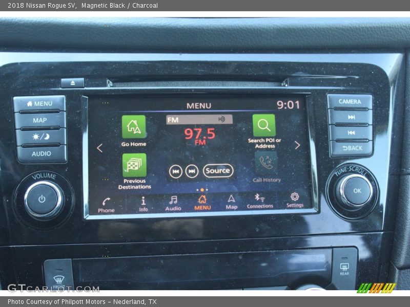 Magnetic Black / Charcoal 2018 Nissan Rogue SV