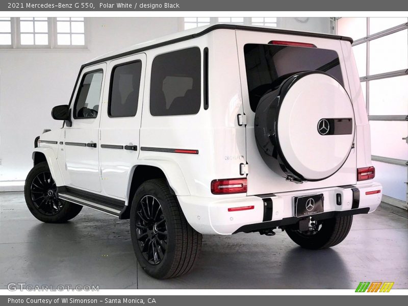 Polar White / designo Black 2021 Mercedes-Benz G 550