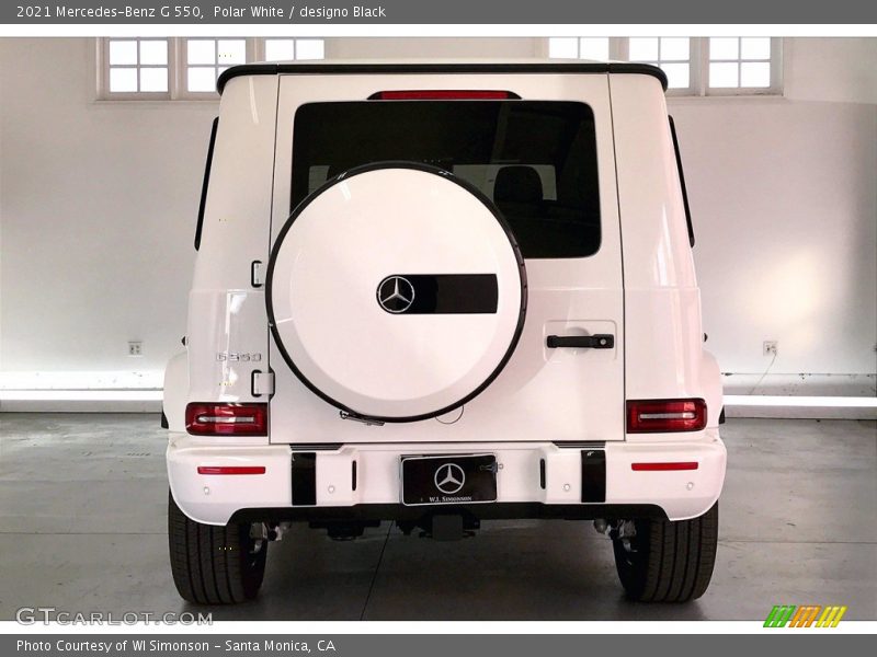 Polar White / designo Black 2021 Mercedes-Benz G 550