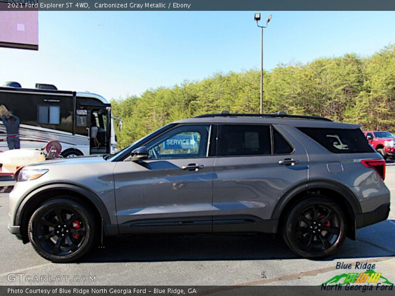 Carbonized Gray Metallic / Ebony 2021 Ford Explorer ST 4WD