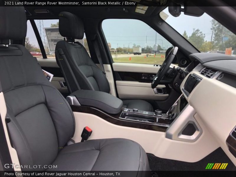 Front Seat of 2021 Range Rover Westminster