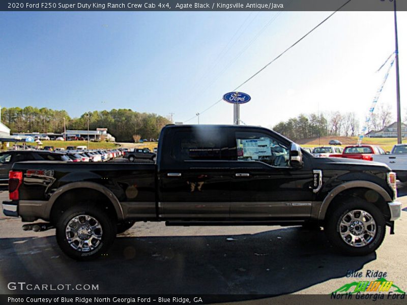 Agate Black / Kingsville Antique/Java 2020 Ford F250 Super Duty King Ranch Crew Cab 4x4