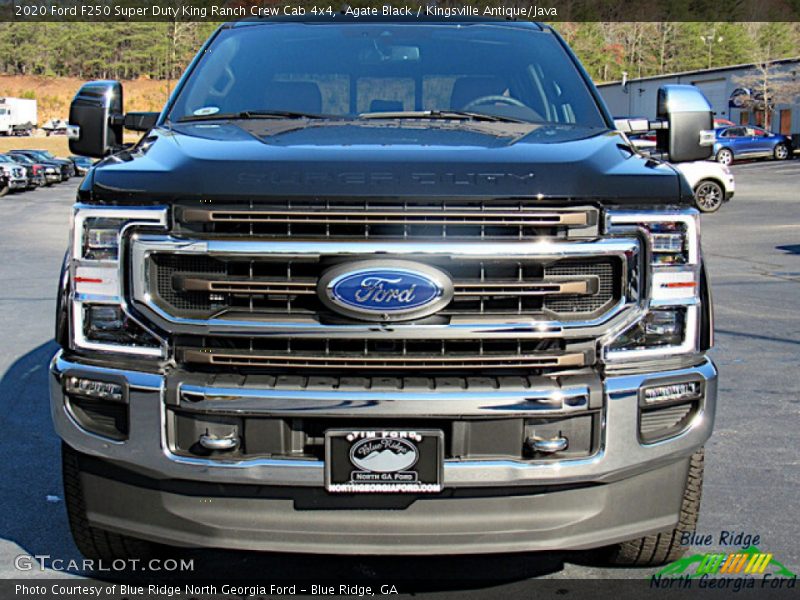 Agate Black / Kingsville Antique/Java 2020 Ford F250 Super Duty King Ranch Crew Cab 4x4