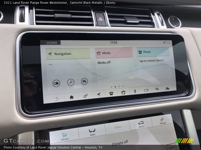 Santorini Black Metallic / Ebony 2021 Land Rover Range Rover Westminster