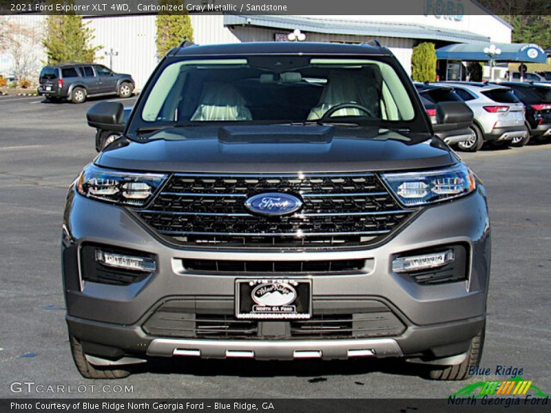 Carbonized Gray Metallic / Sandstone 2021 Ford Explorer XLT 4WD