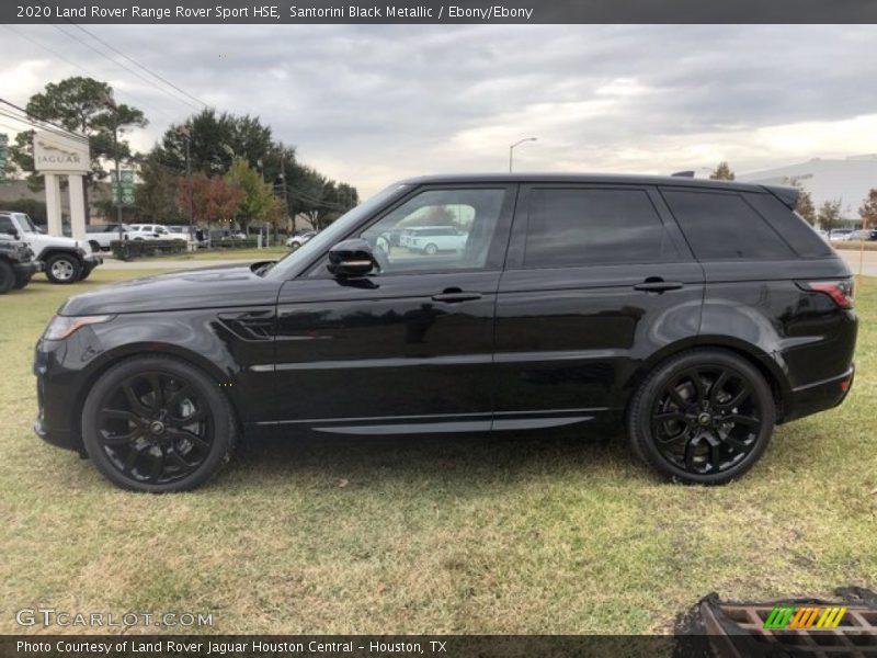 Santorini Black Metallic / Ebony/Ebony 2020 Land Rover Range Rover Sport HSE