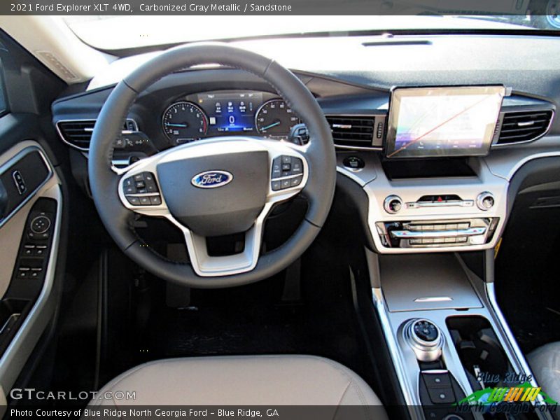 Carbonized Gray Metallic / Sandstone 2021 Ford Explorer XLT 4WD