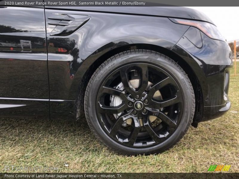 Santorini Black Metallic / Ebony/Ebony 2020 Land Rover Range Rover Sport HSE