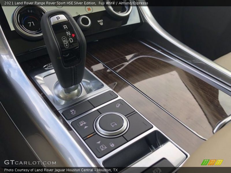 Controls of 2021 Range Rover Sport HSE Silver Edition
