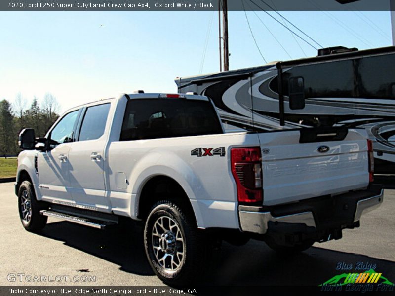 Oxford White / Black 2020 Ford F250 Super Duty Lariat Crew Cab 4x4