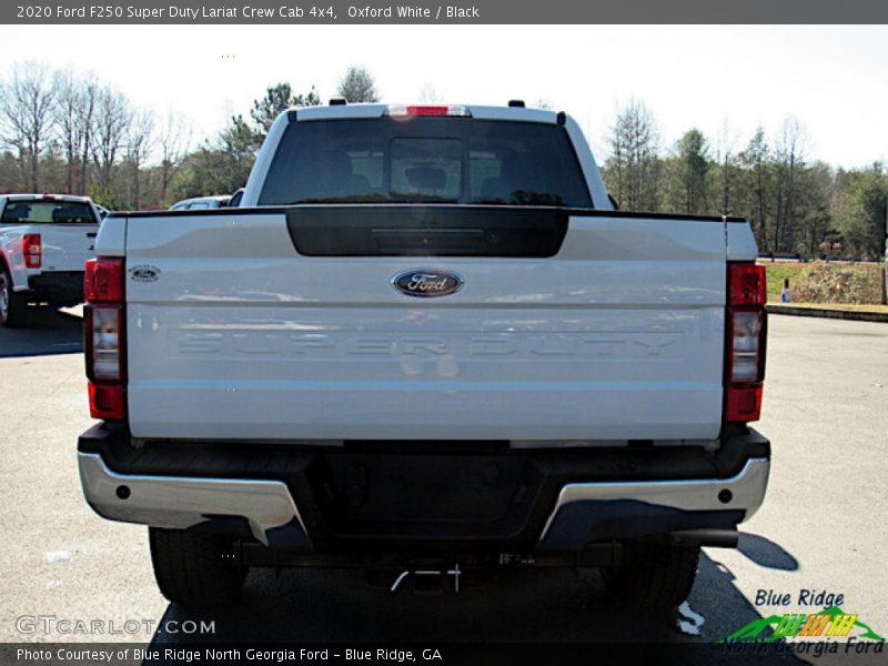 Oxford White / Black 2020 Ford F250 Super Duty Lariat Crew Cab 4x4