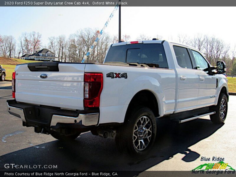 Oxford White / Black 2020 Ford F250 Super Duty Lariat Crew Cab 4x4