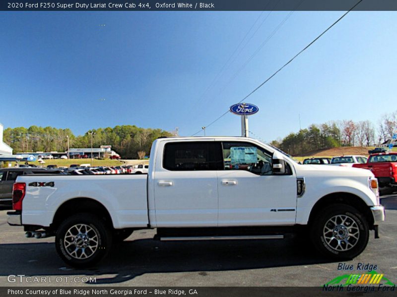 Oxford White / Black 2020 Ford F250 Super Duty Lariat Crew Cab 4x4