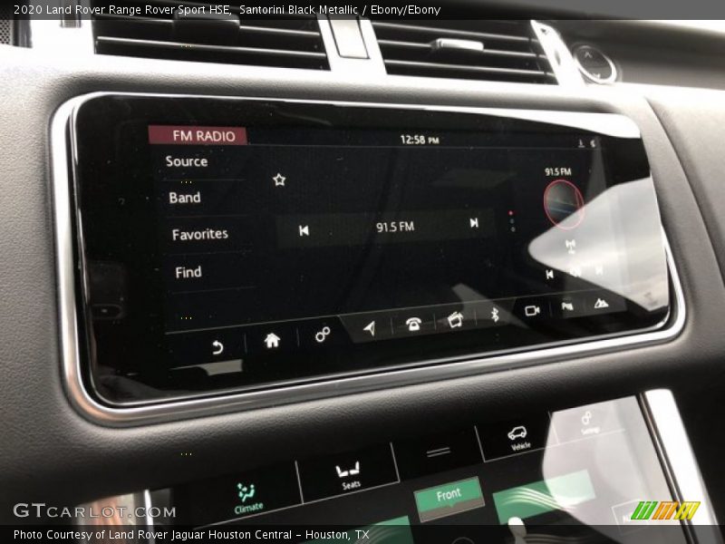 Santorini Black Metallic / Ebony/Ebony 2020 Land Rover Range Rover Sport HSE