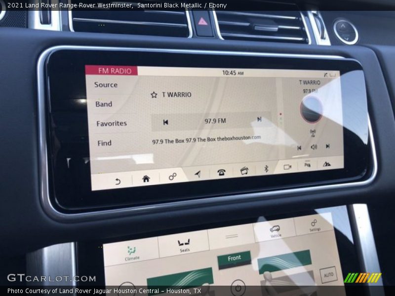 Santorini Black Metallic / Ebony 2021 Land Rover Range Rover Westminster