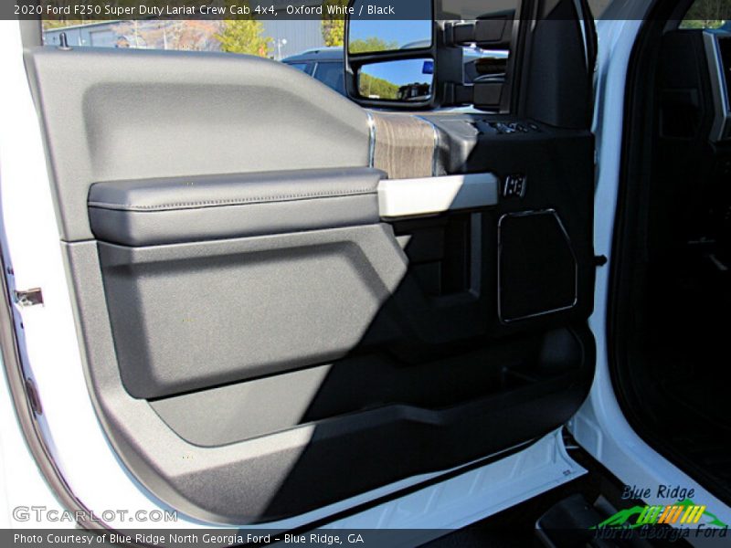 Oxford White / Black 2020 Ford F250 Super Duty Lariat Crew Cab 4x4