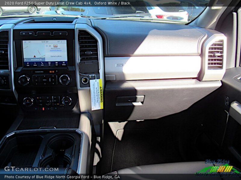 Oxford White / Black 2020 Ford F250 Super Duty Lariat Crew Cab 4x4