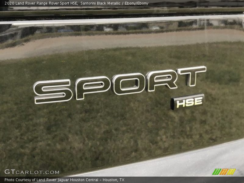 Santorini Black Metallic / Ebony/Ebony 2020 Land Rover Range Rover Sport HSE