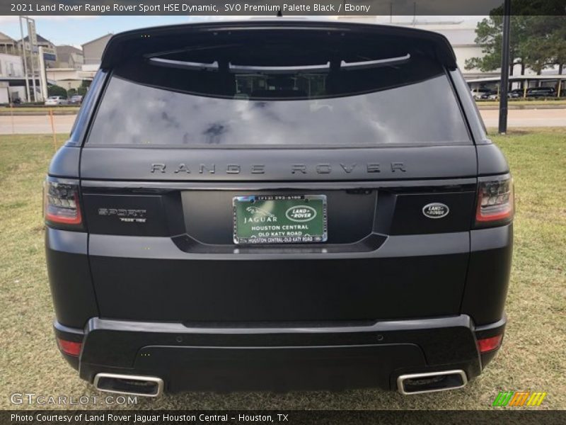 SVO Premium Palette Black / Ebony 2021 Land Rover Range Rover Sport HSE Dynamic
