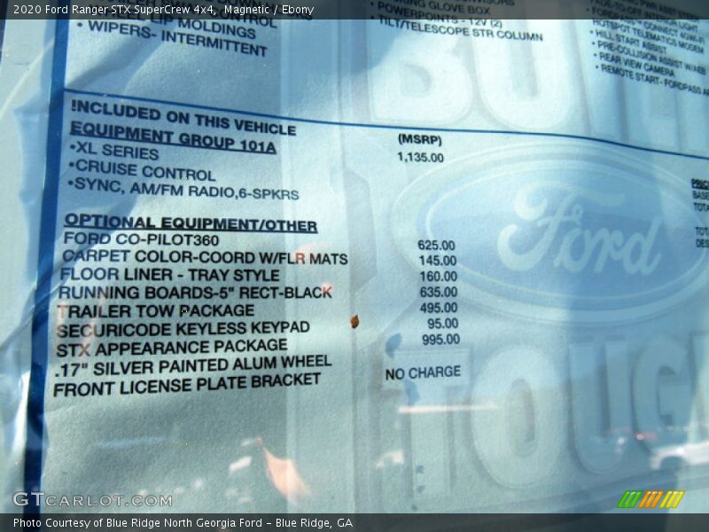 Magnetic / Ebony 2020 Ford Ranger STX SuperCrew 4x4