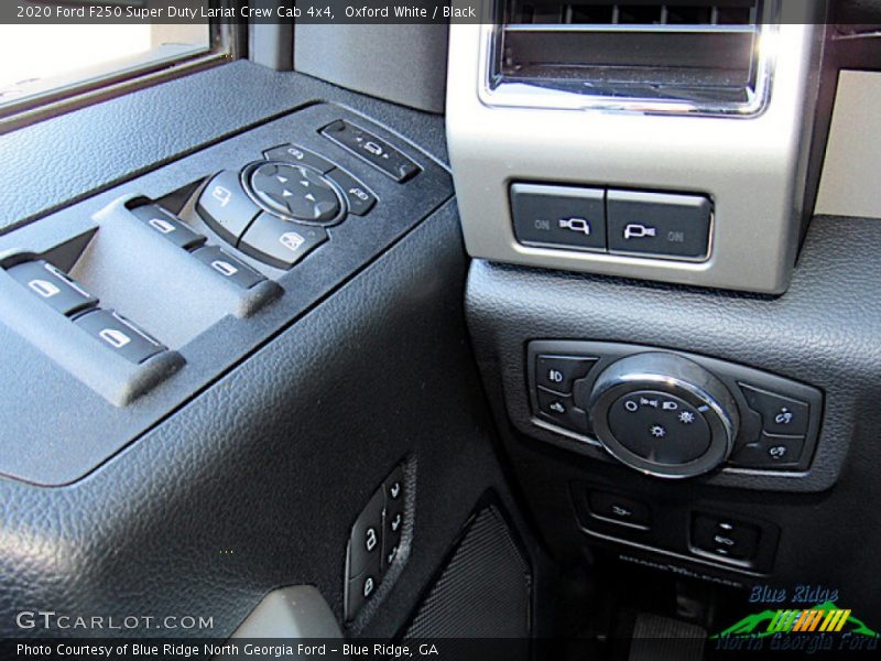 Oxford White / Black 2020 Ford F250 Super Duty Lariat Crew Cab 4x4