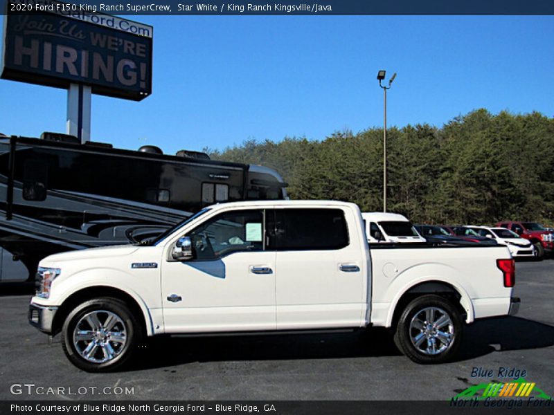 Star White / King Ranch Kingsville/Java 2020 Ford F150 King Ranch SuperCrew