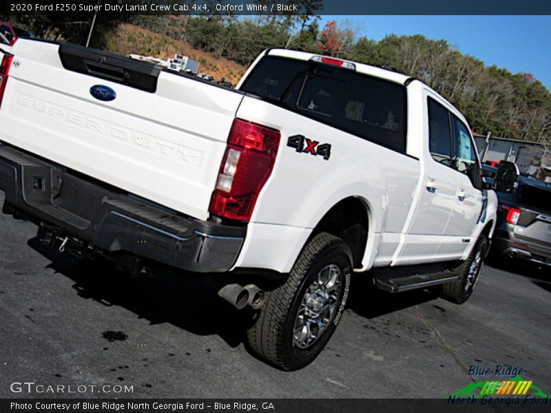 Oxford White / Black 2020 Ford F250 Super Duty Lariat Crew Cab 4x4