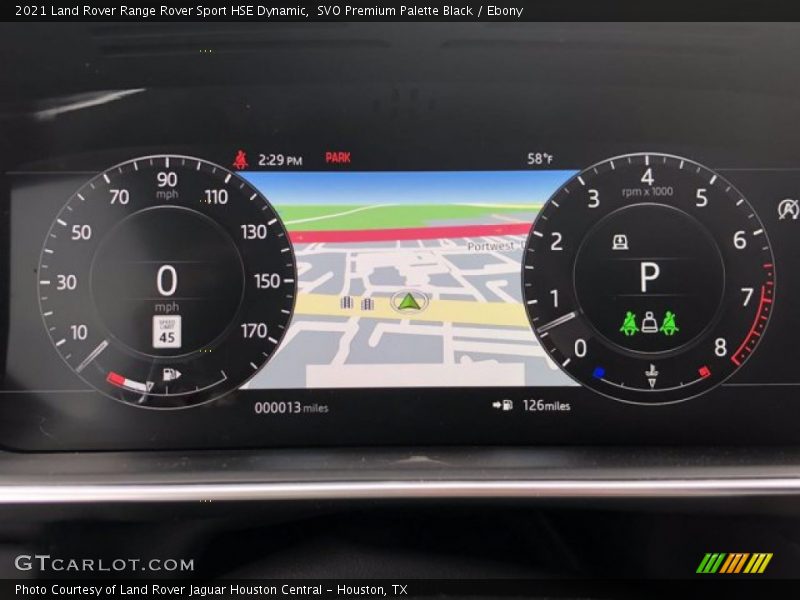  2021 Range Rover Sport HSE Dynamic HSE Dynamic Gauges