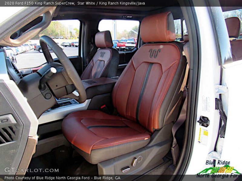 Front Seat of 2020 F150 King Ranch SuperCrew