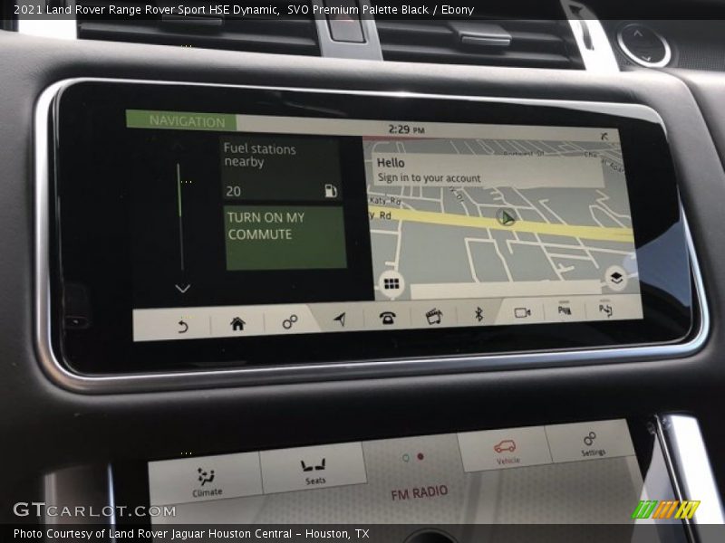 Navigation of 2021 Range Rover Sport HSE Dynamic