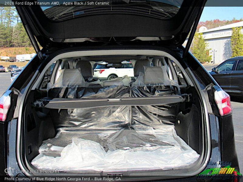 Agate Black / Soft Ceramic 2020 Ford Edge Titanium AWD