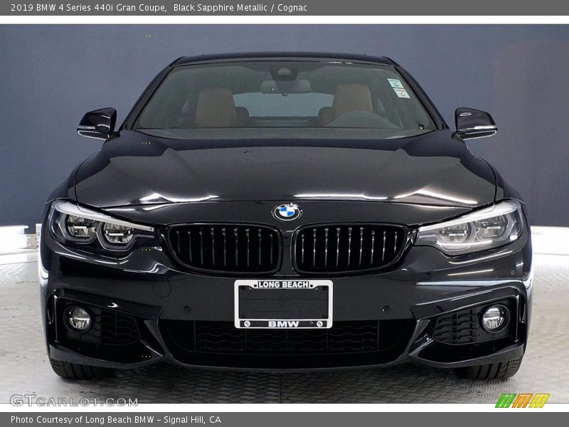 Black Sapphire Metallic / Cognac 2019 BMW 4 Series 440i Gran Coupe