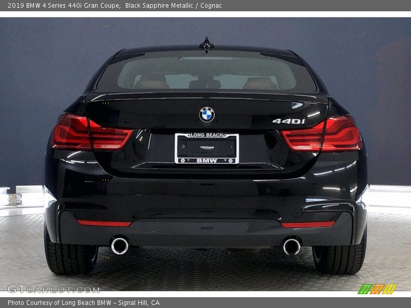 Black Sapphire Metallic / Cognac 2019 BMW 4 Series 440i Gran Coupe