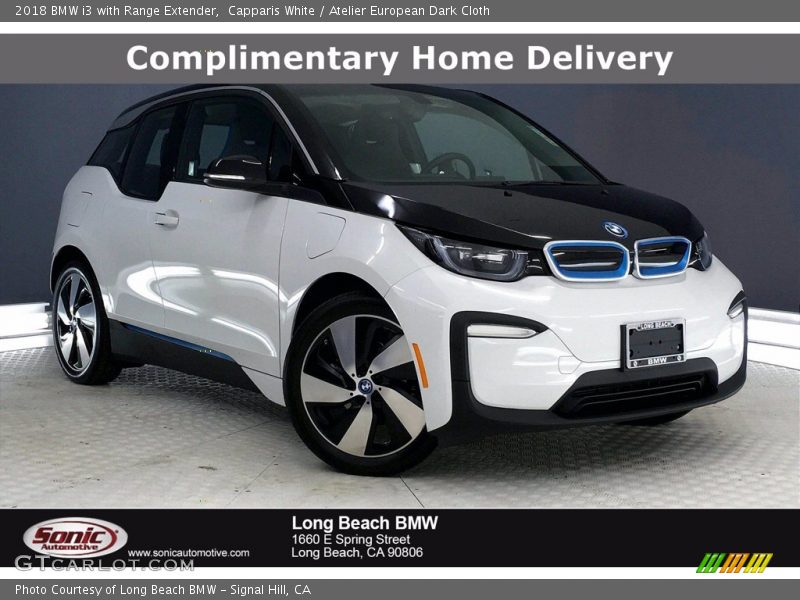 Capparis White / Atelier European Dark Cloth 2018 BMW i3 with Range Extender