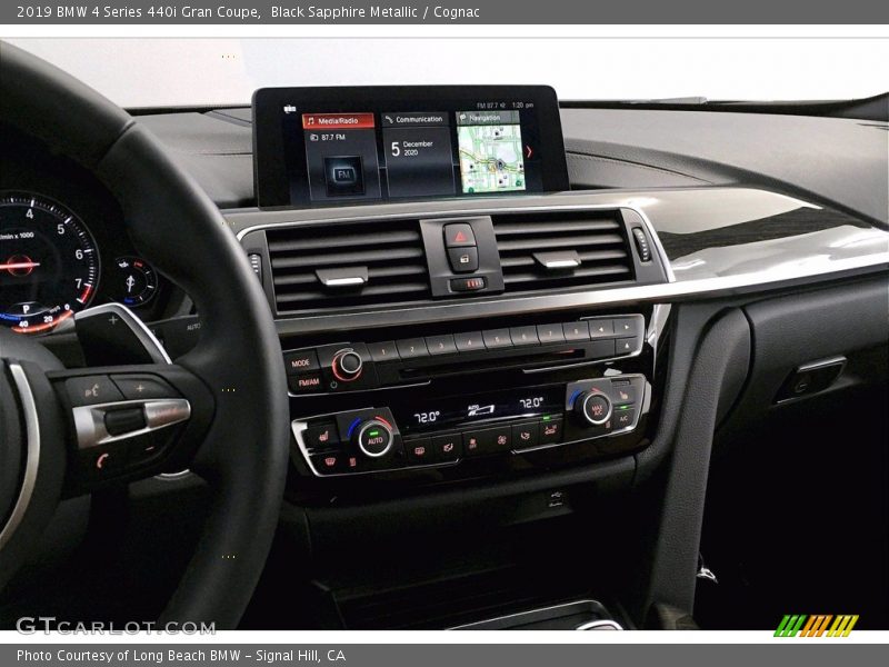 Black Sapphire Metallic / Cognac 2019 BMW 4 Series 440i Gran Coupe