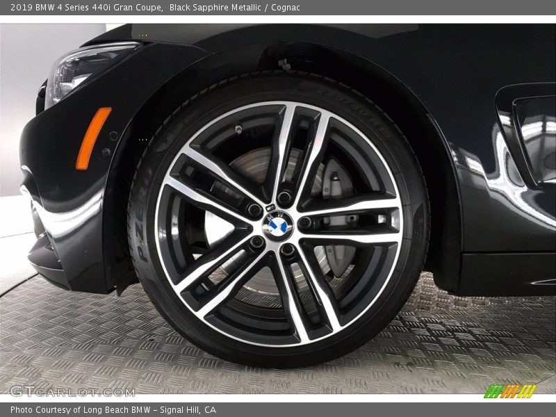 Black Sapphire Metallic / Cognac 2019 BMW 4 Series 440i Gran Coupe