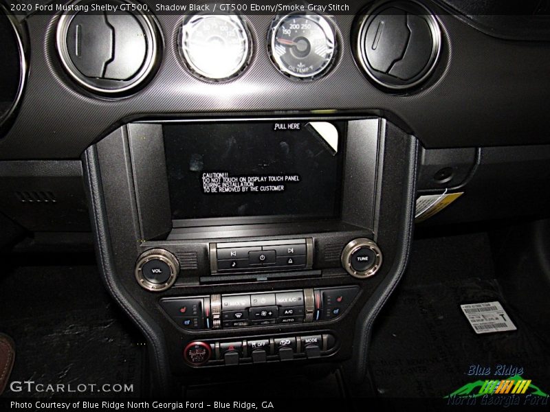 Shadow Black / GT500 Ebony/Smoke Gray Stitch 2020 Ford Mustang Shelby GT500