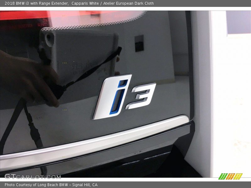 Capparis White / Atelier European Dark Cloth 2018 BMW i3 with Range Extender