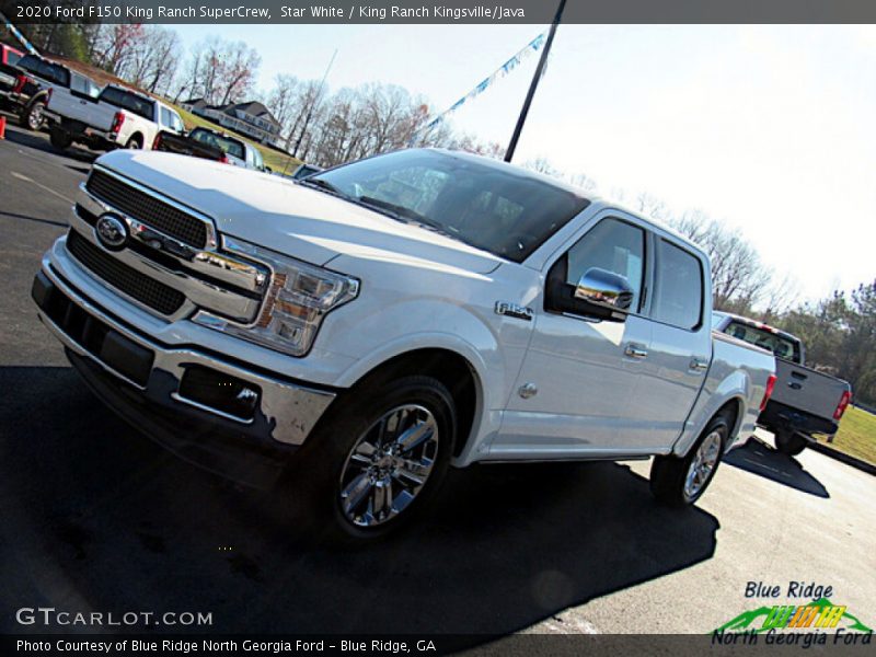 Star White / King Ranch Kingsville/Java 2020 Ford F150 King Ranch SuperCrew