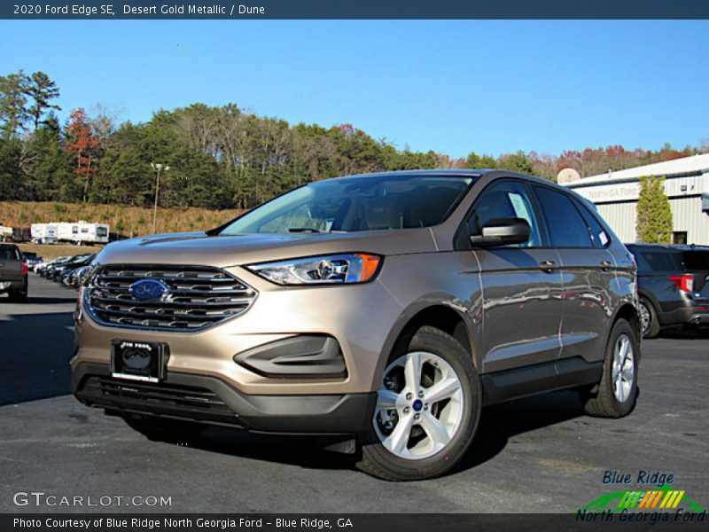 Desert Gold Metallic / Dune 2020 Ford Edge SE