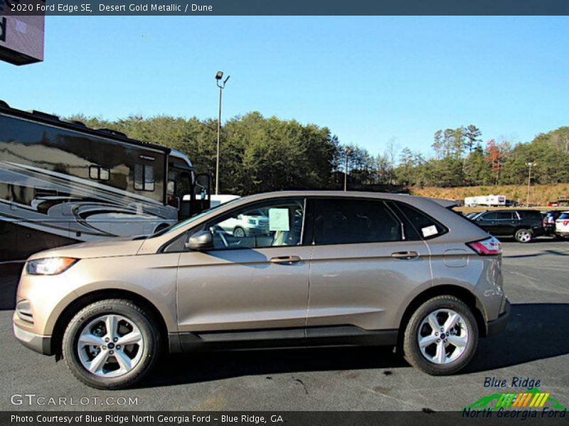 Desert Gold Metallic / Dune 2020 Ford Edge SE