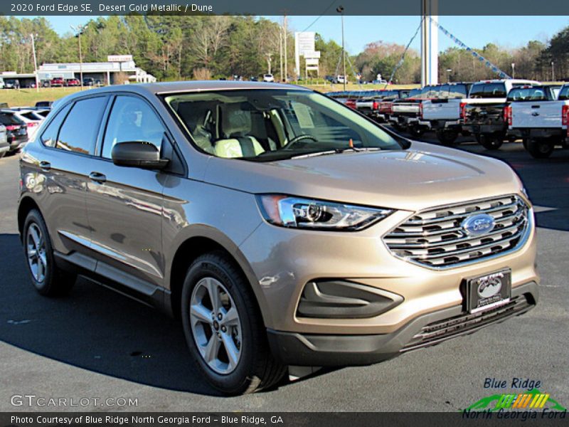 Desert Gold Metallic / Dune 2020 Ford Edge SE