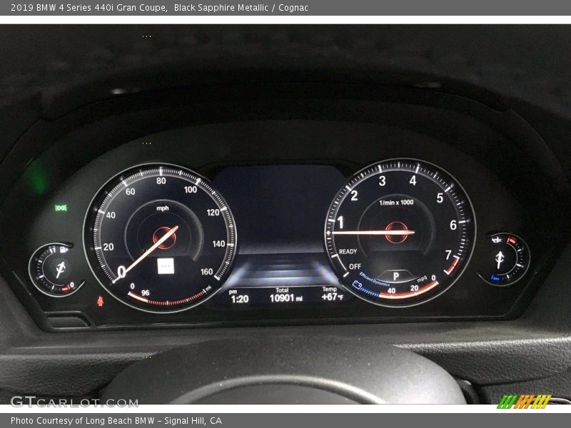 Black Sapphire Metallic / Cognac 2019 BMW 4 Series 440i Gran Coupe