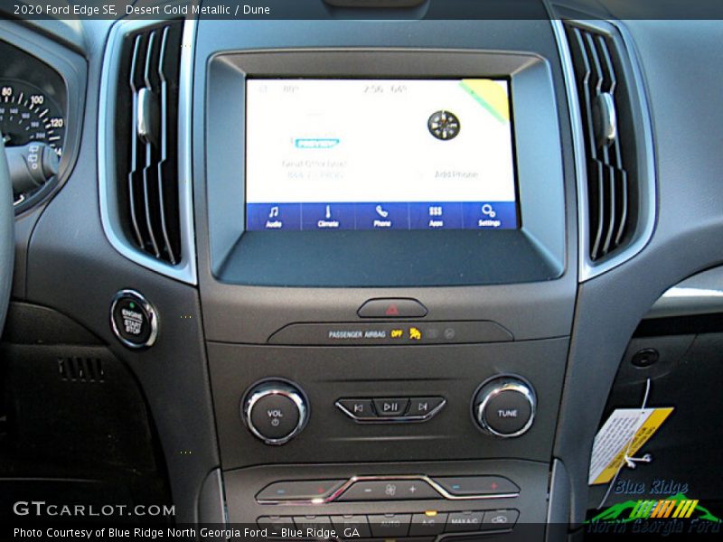Desert Gold Metallic / Dune 2020 Ford Edge SE