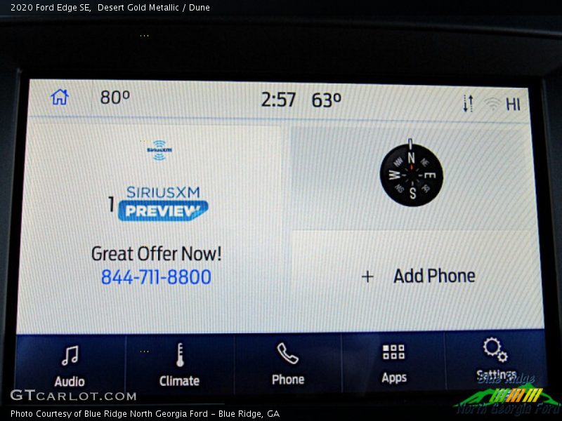 Desert Gold Metallic / Dune 2020 Ford Edge SE