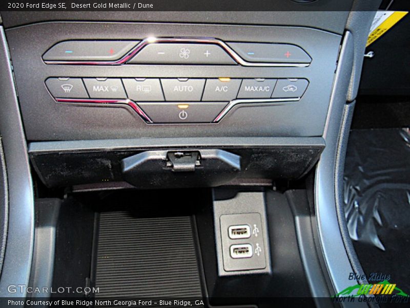 Desert Gold Metallic / Dune 2020 Ford Edge SE