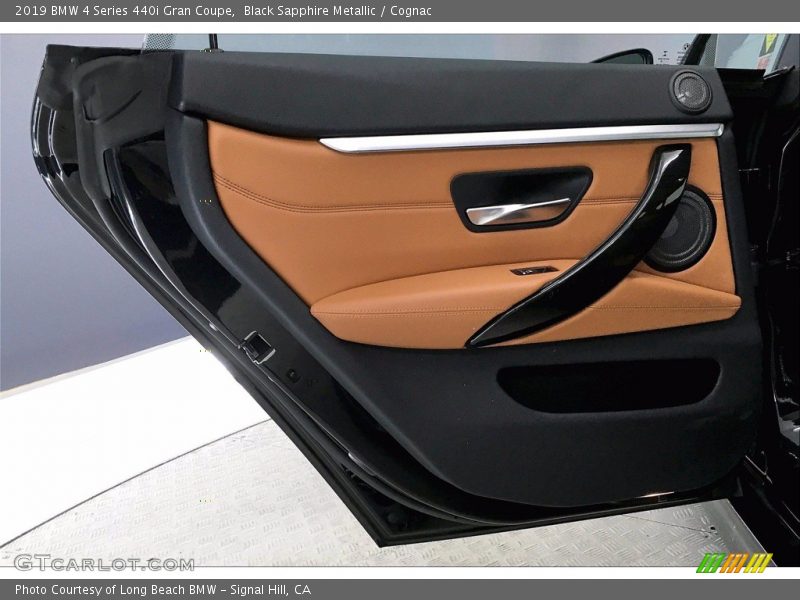 Black Sapphire Metallic / Cognac 2019 BMW 4 Series 440i Gran Coupe