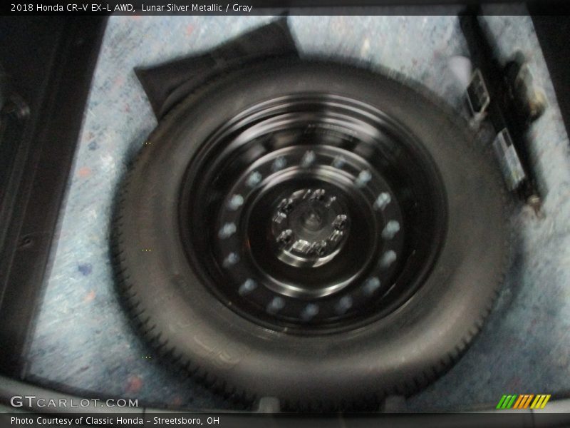 Lunar Silver Metallic / Gray 2018 Honda CR-V EX-L AWD