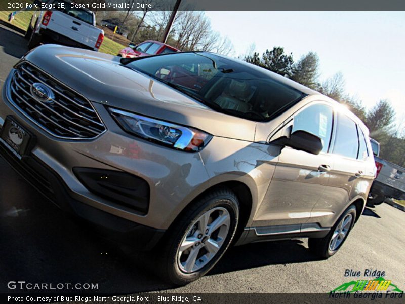 Desert Gold Metallic / Dune 2020 Ford Edge SE