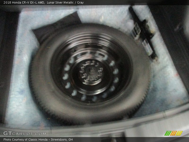 Lunar Silver Metallic / Gray 2018 Honda CR-V EX-L AWD